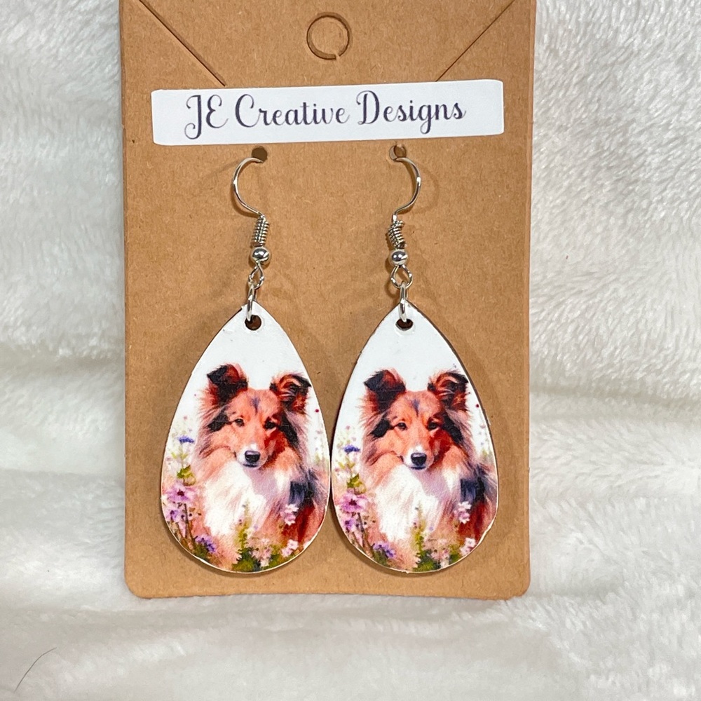 Sheltie Earrings